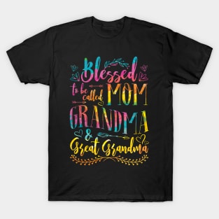 Blessed to be called Grandma and Great Grandma T-Shirt